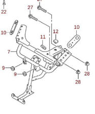 GSX-8R M4 - Modello 2024 - Supporto carena NUOVO/Brace Cowling NEW originale Suzuki