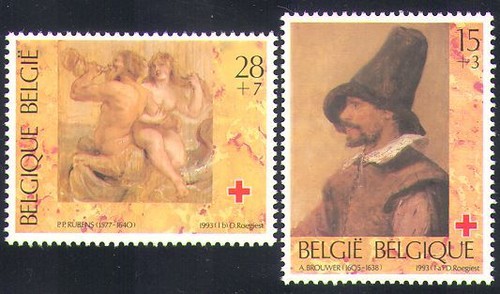 Belgio 1993 croce - belgio, rossa