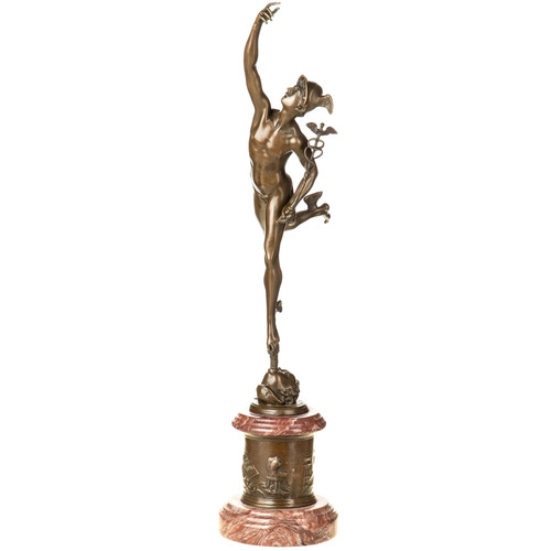 Statua bronzo mercurio - statua, in