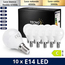 E14 LED | 10 LAMPADINE da 3W