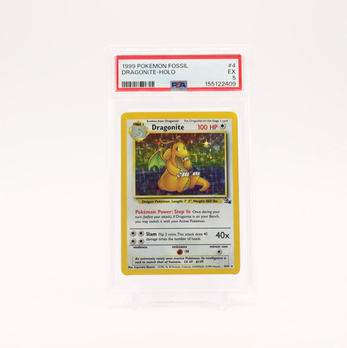 Dragonite psa 5 - dragonite,