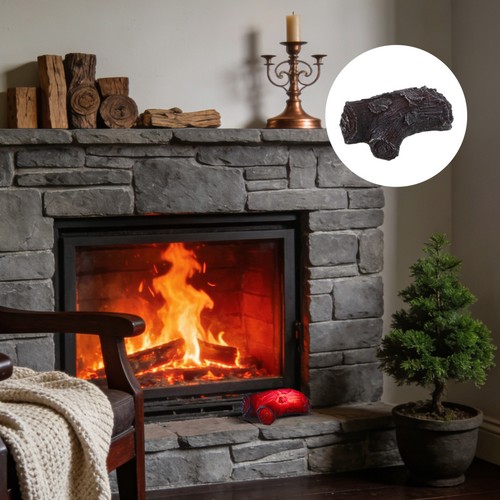 Fiamma finta carbonio fuoco - fiamma,