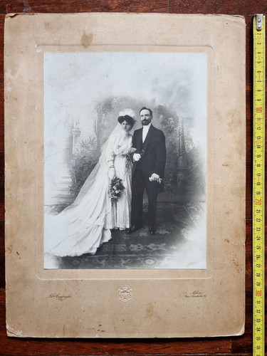 Foto antica sposi matrimonio - sposi,