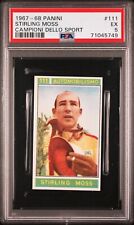 1967-68 Panini Campioni dello sport #111 STIRLING MOSS PSA 5