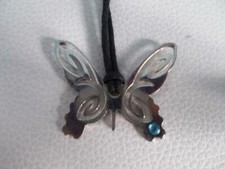 BUTTERFLY NECKLACE WITH BLUE