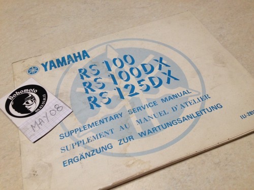 Yamaha rs100dx rs125dx - rs125dx, rs