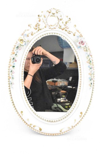 Specchio vintage ceramica - specchio,