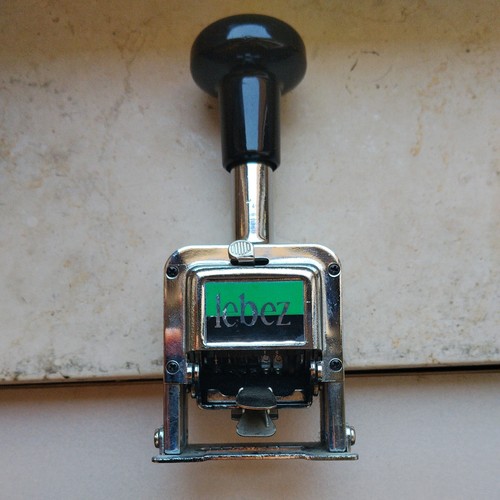 Timbro lebez 206 numeratore - timbro,