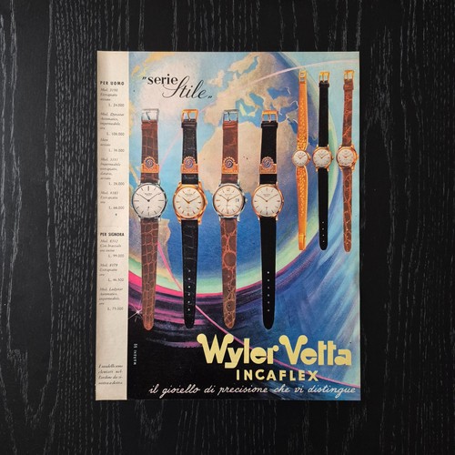 1960 wyler vetta original ad - -,