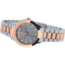 Orologio Uomo HOOPS LUXURY DAY DATE 2620MSRG05 Acciaio Bicolor Rosè Grigio