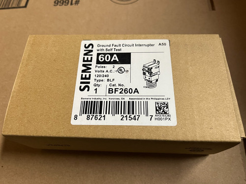 Siemens bf260a bolt 240v - ,