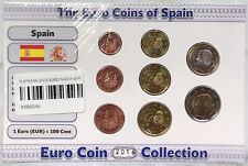 Spagna 2016 serie di 8 valori 1 cent 2 € in confezione privata . - FDC