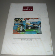 Kundendienstheft rover 216 - kundendienstheft,