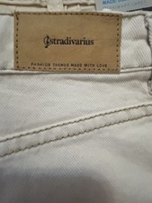 JEANS STRADIVARIUS BEIGE NUOVO