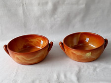 COPPIA VECCHIE PENTOLE CASSERUOLE PENTOLA IN TERRACOTTA I RUSTICI. CL53