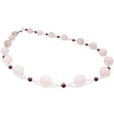 Collana Collier IN Quarzo Rosa