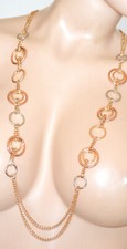 Collana lunga donna oro dorato