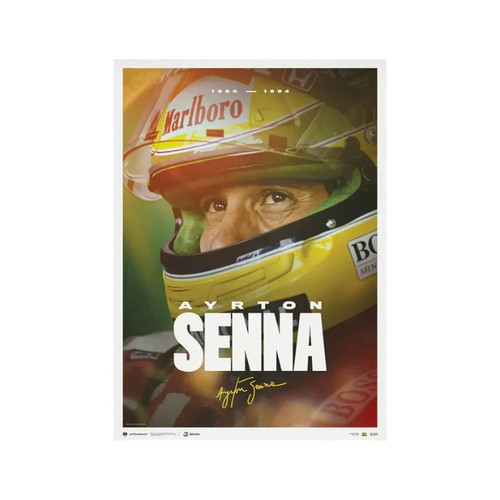 Poster ayrton senna viso - poster,