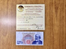 BANCONOTA LIRE 1000 VERDI 1º