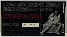 Biglietto ticket renato zero - biglietto,