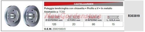Puleggia tendicinghia