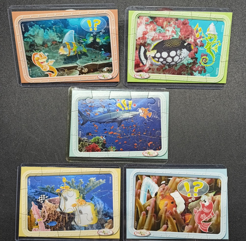 Serie completa puzzle kinder - 5,