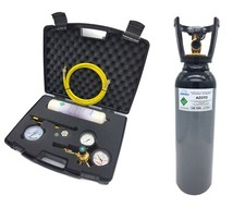 KIT AZOTO + BOMBOLA PIENA 5 LT PROVA TENUTA IMPIANTI TUBAZIONI CONDIZIONAMENTO