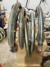 Lotto parafanghi bianchi Dei 28-26 per Bici Epoca Vintage Storiche