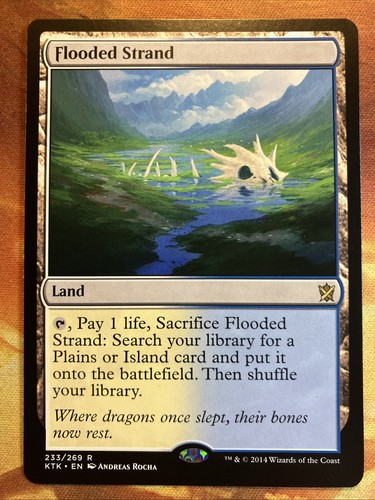 Mtg flooded strand khans - mtg,