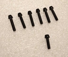 VITE ERGAL NERA TESTA TORNITA M6 LUNGHEZZA 20 30  DELLA LIGHTECH TCEI 7 PEZZI