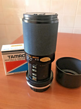 Tamron 80-210mm 1:3,8/4teleobiettivo  macro con adattatore2 e paraluce.