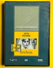 RAFFAELLA CARRA ● Raro DVD Sig. ● TUTTO PER BENE ● Di PIRANDELLO Carra’ 1966 RAI
