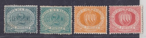San marino 1877 - 1877, cifra
