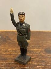 Lineol-Mussolini-Duce che fa saluto braccio mobile-Soldatino pasta Germany’30
