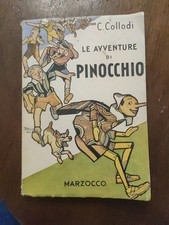 C.Collodi Le Avventure Di Pinocchio Marzocco 1946 + Cart.Post.Pinocchio