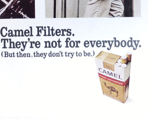 Pubblicità cammello vintage