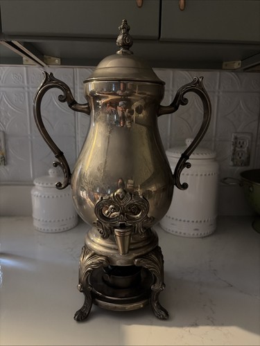 Urna caffè vintage placcato