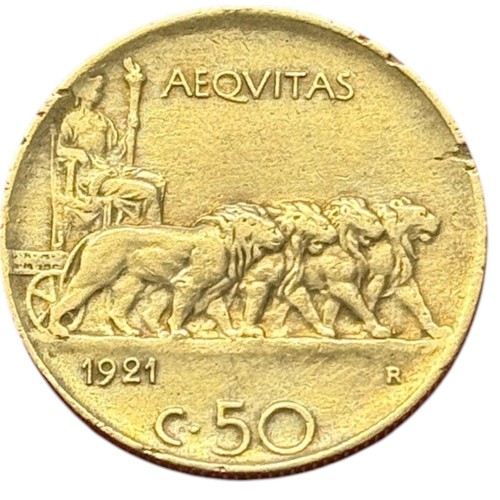 Centesimi 1921 leoni - centesimi,