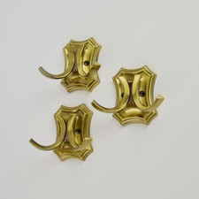 3 X Vintage Ganci In Ottone -