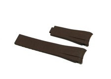 Cinturino in silicone marrone