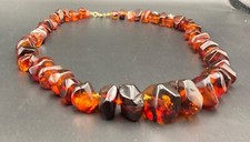 Collana In Ambra 58 Cm Mid Century Naturale 20. Secolo Naturale