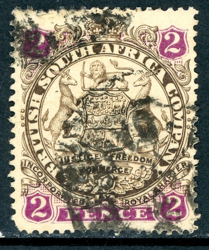 Rhodesia 1896 british 2p - british,