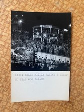XXIII MILLE MIGLIA SALINI SU FIAT 600 ZAGATO - foto originale - mis.15x10