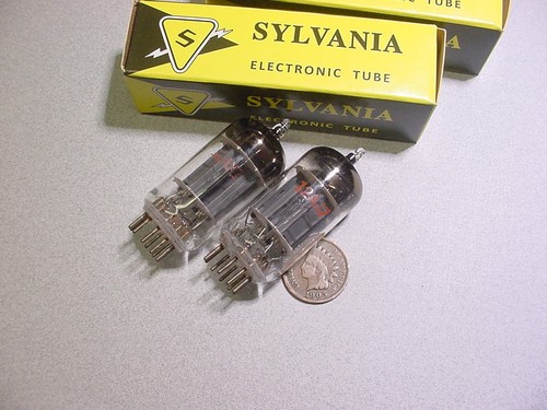 Coppia tubi sylvania - tubi, 12ax7