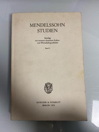 Studi mendelssohn parte - mendelssohn;,