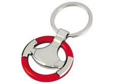 N.10 PORTACHIAVI BOMBONIERA COMUNIONE CRESIMA BATTESIMO VOLANTE AUTO ROSSO 7329