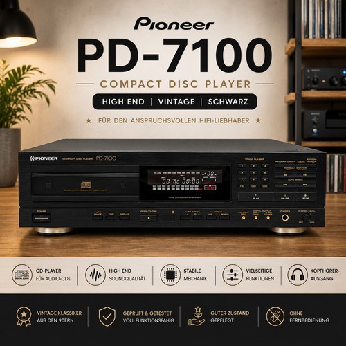 Pioneer 7100 lettore - pd-7100,
