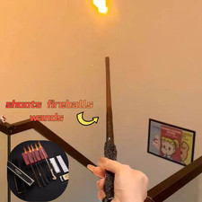 Stile Harry Potter ​Bacchetta Fiamma Magica che Spara Palline di Fuoco Regali Natale Bambino