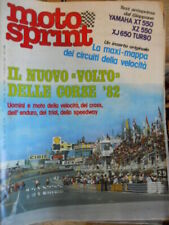 Motosprint 1 1982 Test Yamaha XT 550 XZ 550 XJ 650 turbo