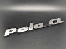 VOLKSWAGEN VW POLO CL LOGO SIGLA EMBLEMA FREGIO STEMMA SCRITTA BADGE TARGA NOME